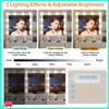Dressing Table Vanity Set With LED Mirror Drawer Make up Desk Bedroom Furniture