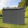 Steel Garden Sheds Metal Storage Bikeshed Outdoor Utility Tool Storage 4.7x8.86
