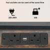 Double Size Bed Frame Metal Bed Platform LED Lights Headboard & 4 Storage Drawer