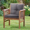 Seat Cushion Outdoor Indoor Dining Chair Pads Garden Rattan Chairs Back Seat Pad
