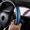 Carbon Fiber Look Universal Car Steering Wheel Booster Cover Non-Slip Accessory
