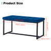 Velvet Padded Ottoman Stool Bed Bench Dining Bench Multicolor Livingroom Bedroom