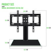 TV Stand Bracket Desk Top Monitor Table Mount VESA Universal For 22-70 Inch UK