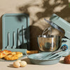 Progress Electric Stand Mixer 8 Speeds Stainless Steel 4L Bowl Go Bake Teal