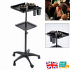 Hair Salon Trolley Stand Adjustable Hair Coloring Beauty Salon Tool Cart