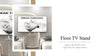Heavy Duty Corner Floor TV Stand Bracket for 40-75inch LCD LED Hold 40KG