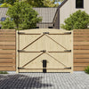 Driveway Gate Wooden Double Gate Pedestrian Side Door Heavy Duty Timber Unit