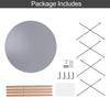1/2/4 Dining Chair Glass/Wood/Metal Dining Table Office Coffee Lounge Furniture