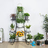 9 Tier Large Plant Stand Metal Flower Pot Holder Display Shelf Garden Rack Home