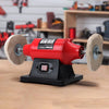 Jewellery Bench Mounting Metal Buffer Polisher 150mm 375W 230V Fine Coarse Mop