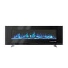Electric 50/60/72" Insert/Wall Mounted LED Fireplace Inset Into Fire Freestand