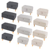Small Footstool With Storage Space Ottoman Padded Seat Footrest Bench Toy Box