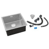 Undermount/Inset Kitchen Sink w/ Drainer Fittings Single/Double Bowl Campervan
