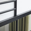 Iron Heavy Stable Bunk Bed Frame Single Loft Sleeper Bed Frame with Ladder Black