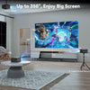 Smart 4K Projector 55000LMS 3D WiFi Auto Focus Video Home Theater 350" Display