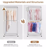 Electric Clothes Dryer 1200W 10KG Folding Indoor Warm Air Drying Wardrobe Large
