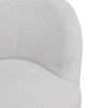 Swivel Tub Chair Barrel Chair Occasional Armchair Teddy Velvet Accent Sofa White