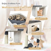 Cat Tree 80cm Small Cat Tower Indoor Kitten Activity Center Climbing Stand