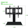 TV Stand Bracket Desk Top Monitor Table Mount VESA Universal For 22-70 Inch UK