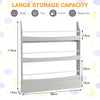 3-Tier Kids Bookshelf Childrens Bookcase Rack Wall Toys Storage Organizer