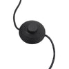 Tall Floor Lamp for Bedroom Living Room, Industrial Standing Lamp, Black Metal u