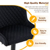 2x 360° Swivel Bar Stool Velvet Breakfast Pub Chair Gas Lift Stool with Backrest
