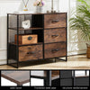 Industrial Storage Drawers Cabinet & Shelf Rustic Chest of Drawers Dresser Unit