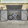Panana Steel Garden Storage Shed Bike Metal Pent Roof Tool Shed House