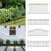 Metal Iron Garden Railing Wall Panel Fence Panel Privacy Picket Ball End Barrier