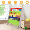 Baby Bookshelf Children's Magazine Rack Book Shelf Storage Book Display-Natural