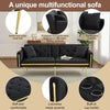 MODERN VELVET SOFA BED 2 SEATER CLICK CLACK SOFA SETTEE COUCH FOR LIVING ROOM