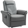 Recliner Armchair Single Padded Seat PU Leather Sofa Lounge Home Living Room