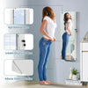 Mirrored Jewelry Storage Cabinet Lockable Wall Mounted Jewelry Box Organizer
