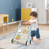 Wooden Baby Walker Toddler Push Walker Sit to Stand Kids Activity Center