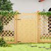 Wooden Garden Gate Pedestrian Fence Porch Privacy Latch Panel Decor 120x180cm