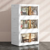 Large Size 3pcs Foldable Storage Stackable Box Home Clothes Organizer Cabinet