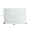 Frameless Unframed Bevel Glass Bathroom Mirror With Self Adhesive Sticker&Glue