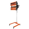 2X1000W Car Infrared Paint Heating Heater Lamp Spray/Baking Workshop Curing Lamp