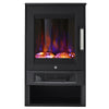 WiFi Freestanding Electric Fireplace Fire Flame Effect Heater Log Burner Stove