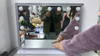 LED 14 Bulbs Hollywood Makeup Mirror 50*40 Vanity Light Mirror with RGB Lighting