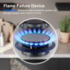 SNDOAS Gas Hob 2 Burners, NG/LPG Convertible, Built-in 30cm Stainless Steel