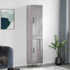 Highboard Grey Sonoma 34.5x34x180 cm Engineered Wood vidaXL