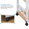 Mobile Over Bed Table Foldable Overbed Height Adjustable Laptop Tray Stand Desks