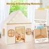 Indoor Play Tent Kids Play Tent w/Star Lights-Beige