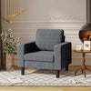 Modern L-Shaped Corner Sofa 2 3 Seater Armchair Couch With Footstool