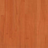 BaraSh Bed Frame with Headboard Wax Brown 90x200 Solid Wood Pine,Double T7F5