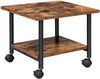 Under-Desk Printer Stand 2-Tier Printer Cart Printer Rack Metal Frame
