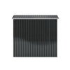 8.5x5.5 7.3x4FT Metal Garden Shed Outdoor Storage Tool Sloped Roof Box W/ Window