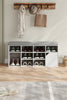 3 Tier Shoe Rack With Seat Hallway Shoe Bench Shoe Storage Rack Footwear Cabinet