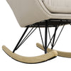 Chesterfield Velvet Rocking Chair Accent Recliner Sofa Living Room Rocker Chair